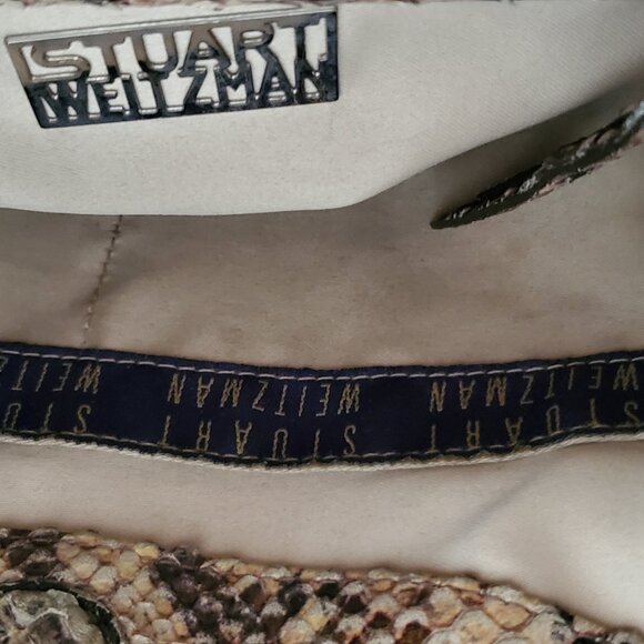 Red green orange Brown tan black rainbow leather hobo cowgirl snakeskin purse - Picture 7 of 11